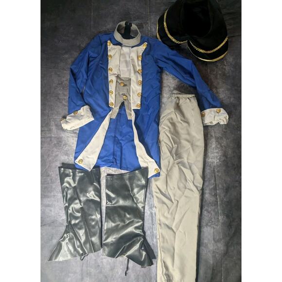 Founding Father Boys Size S Colonial Patriot Halloween Costume Revolutionary - Picture 4 of 16